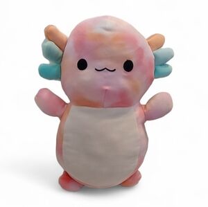 15" Squishmallows HugMees Aksel the Peach Tie-Dye Axolotl